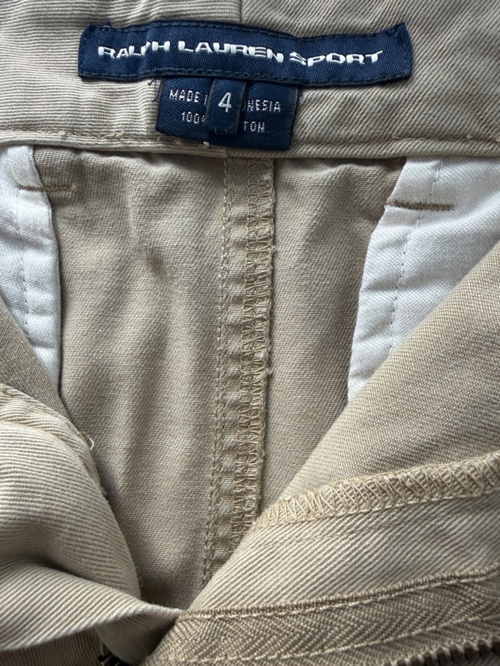 Ralph Lauren Sport Khaki Cotton Skirt | Size 4 - Picture 7 of 10